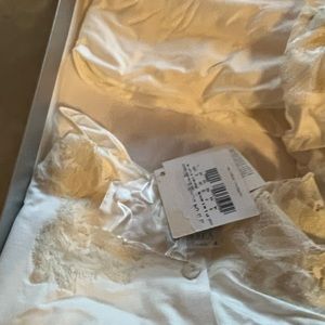 La perla pajama white L top and bottom